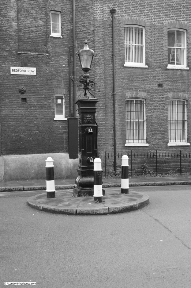 A Water Pump, Bedford Row And Tracing Harpur's Bedford Charity Estate