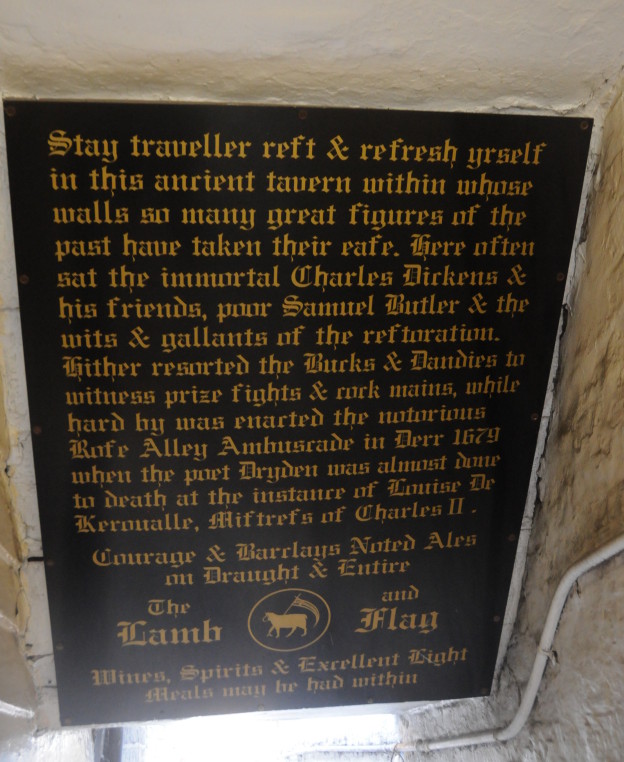 The Lamb And Flag, Rose Street A London Inheritance