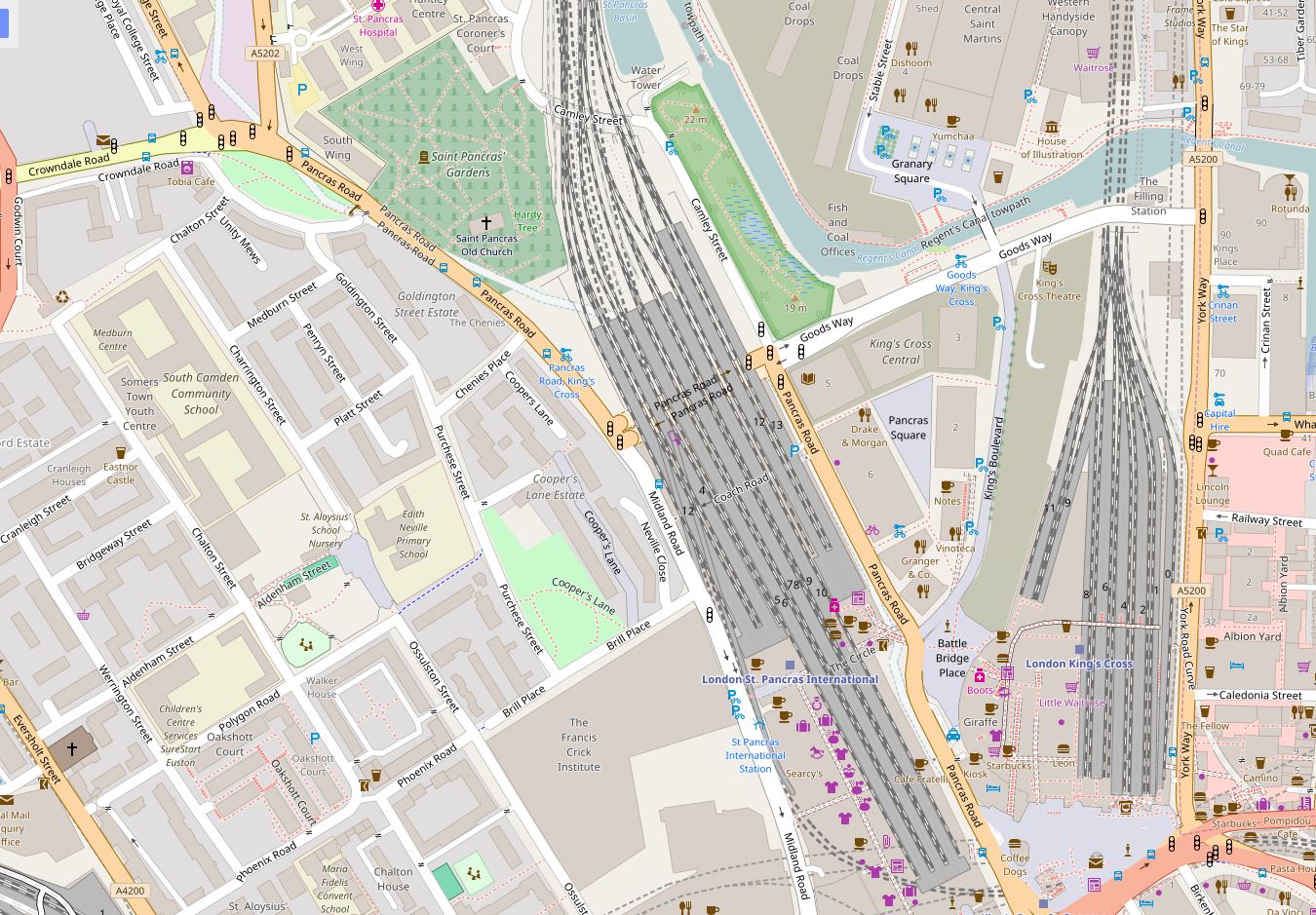St Pancras Old Church Purchese Street Gas And Coal Works A