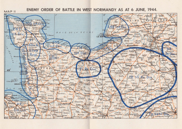 The 6th June 1944, D-Day in Maps - A London Inheritance
