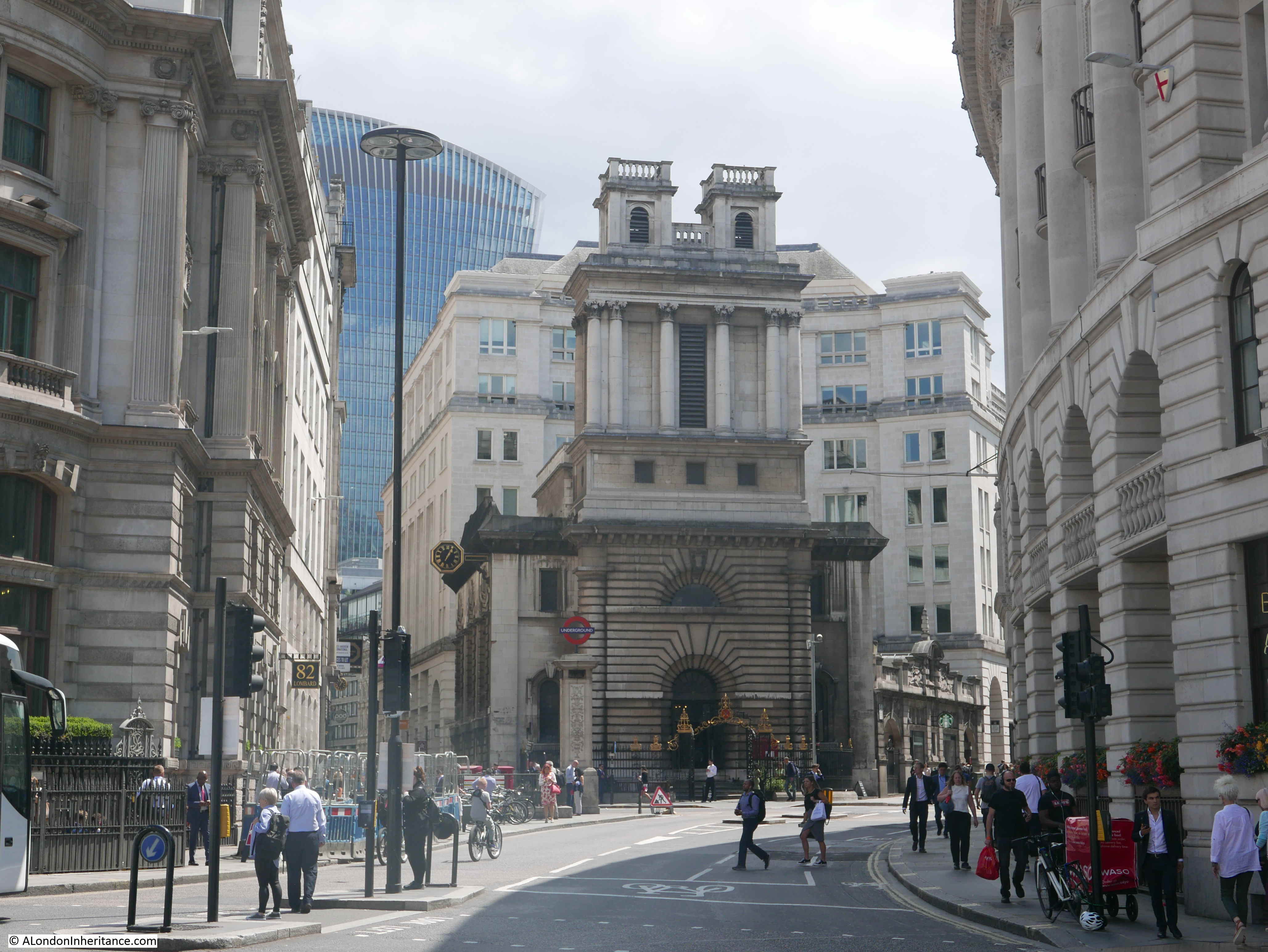 St Mary Woolnoth - The Church With The Underground In The Crypt - A London Inheritance