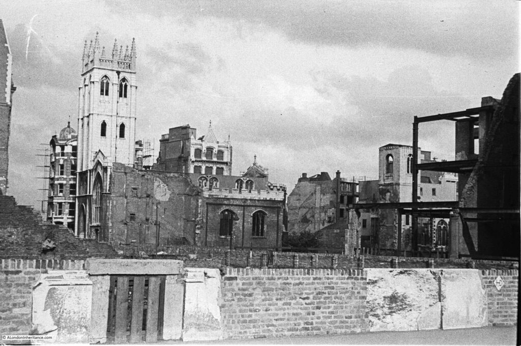 Two bombed churches