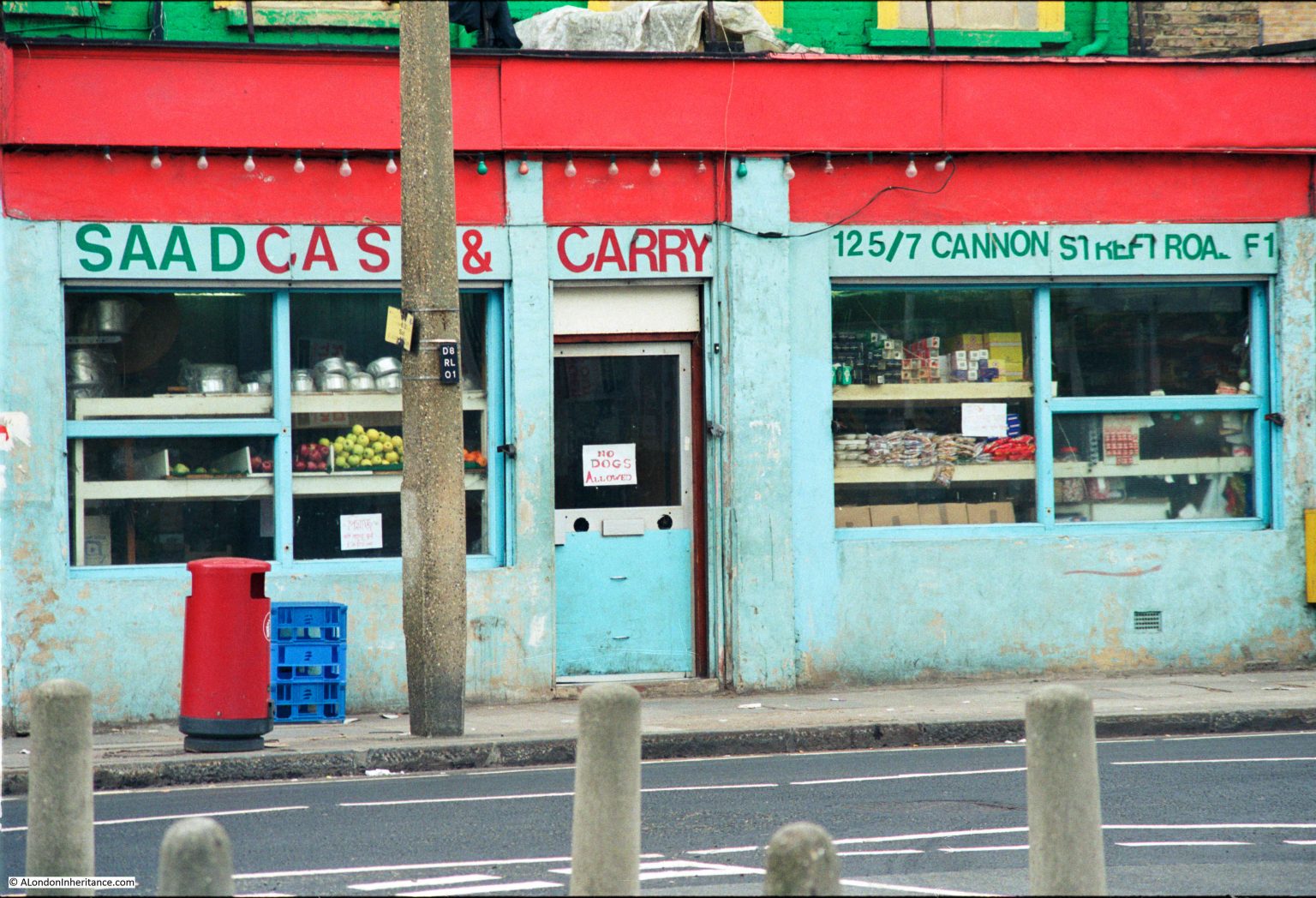 East London 1980s Shops Cannon Street Road A London Inheritance