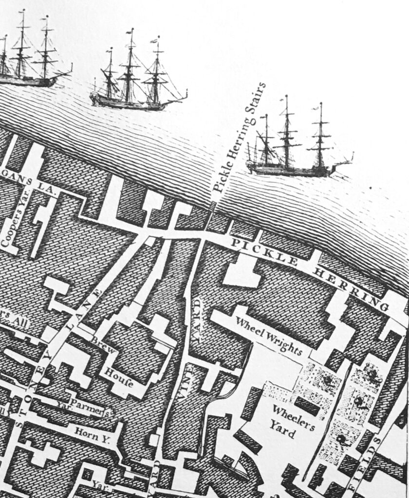 John Rocque map of Southwark