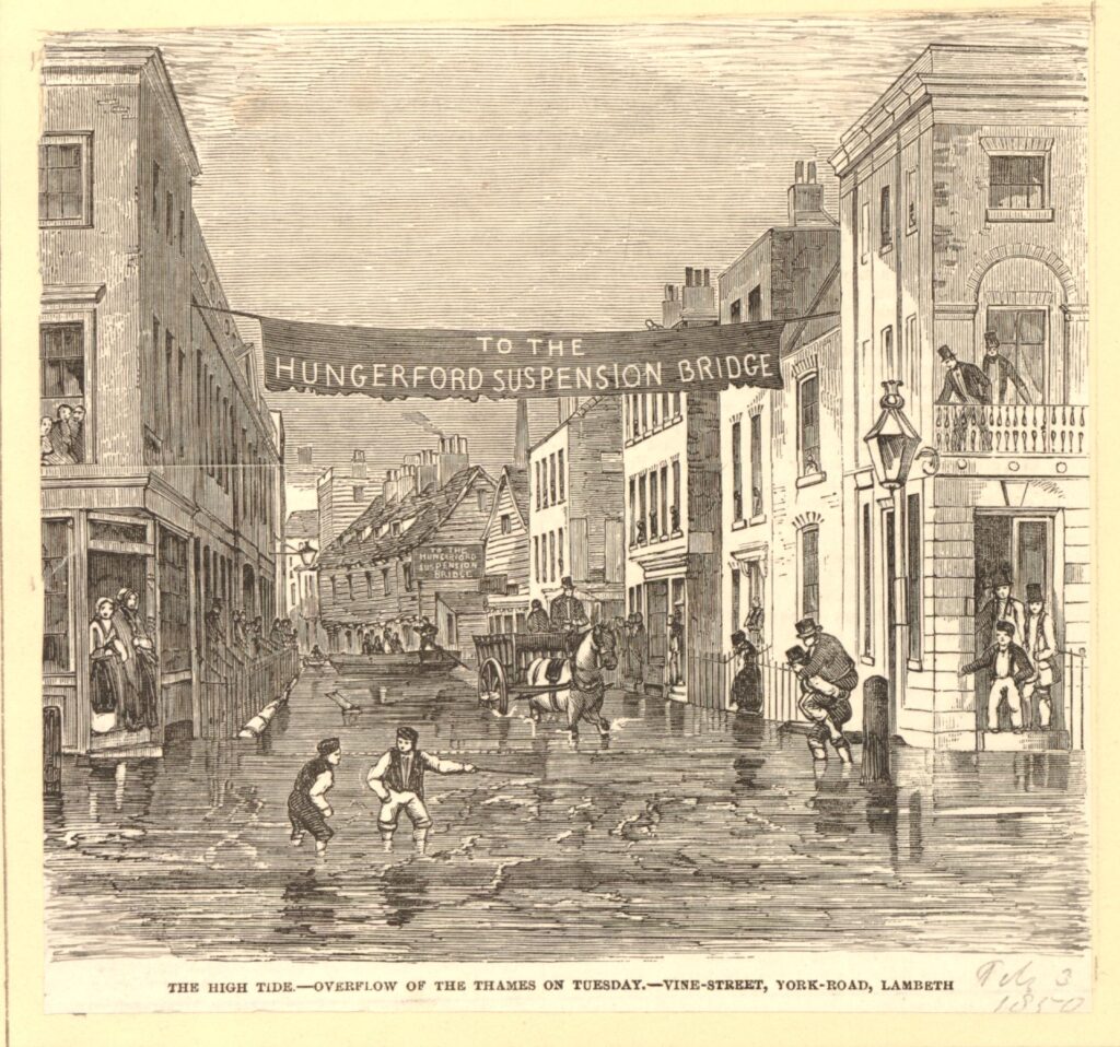 Vine Street flooding