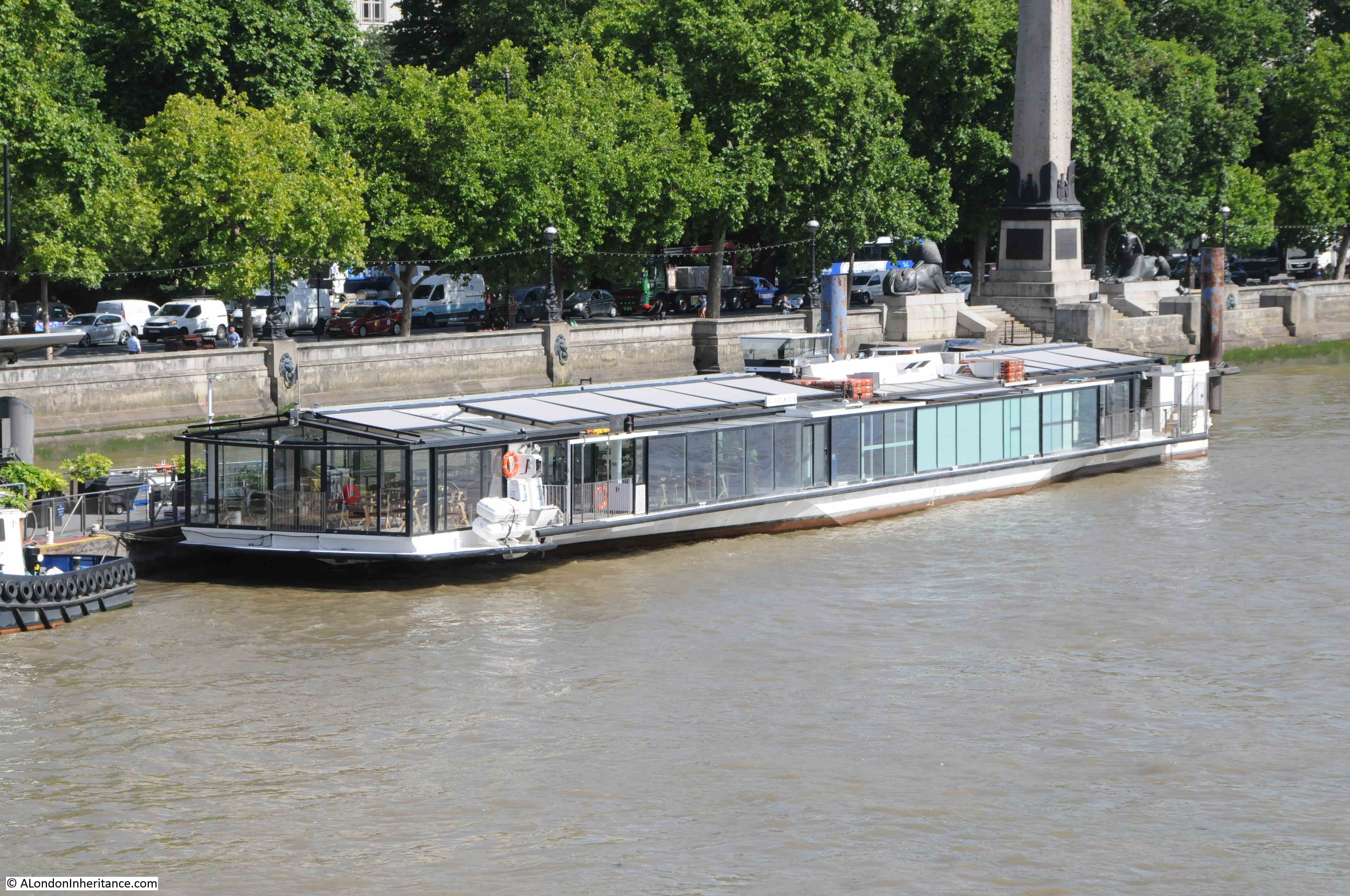 Pleasure boats on the Thames