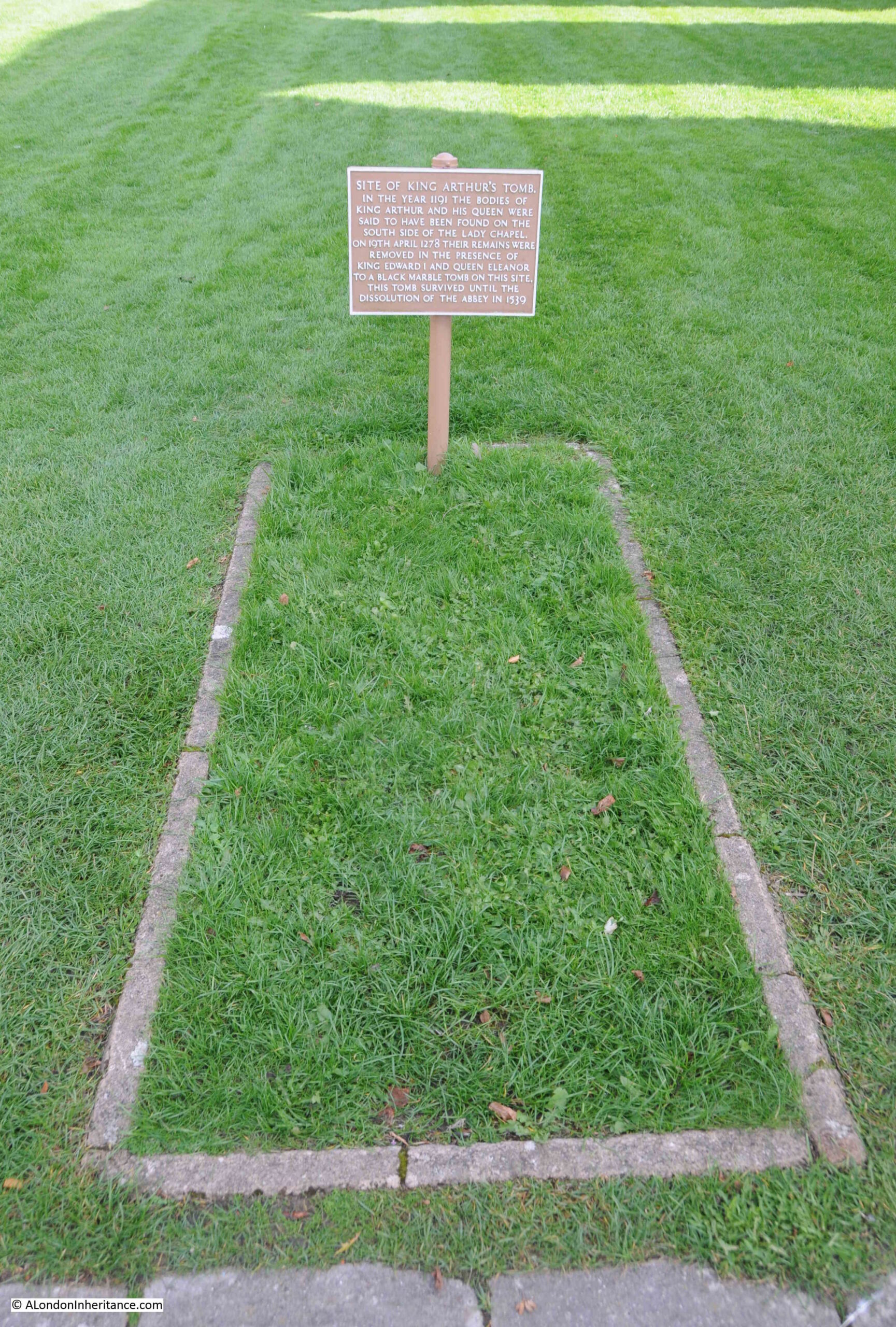 King Arthur's grave at Glastonbury Abbey