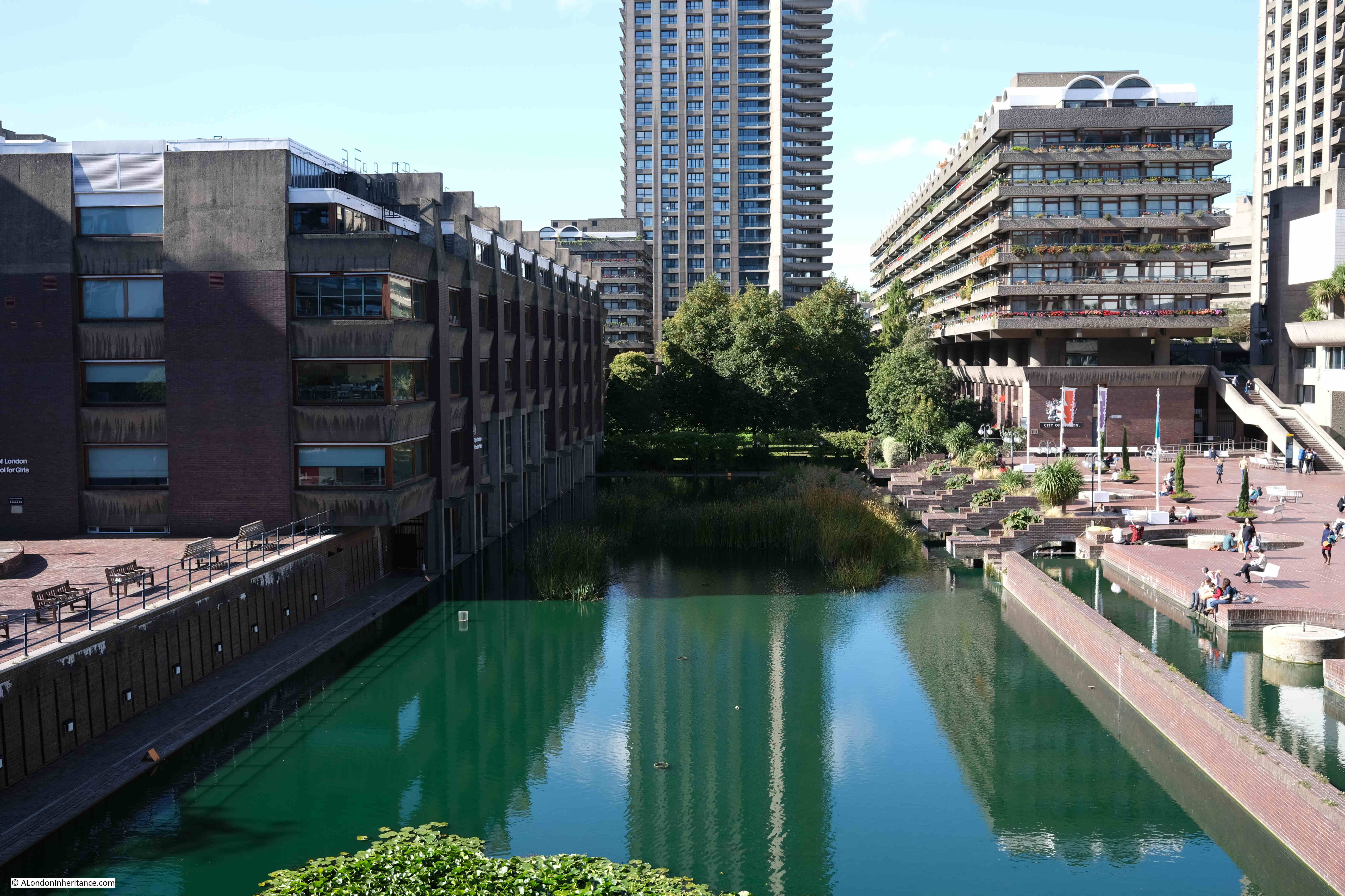 View of the Barbican from Gilbert House