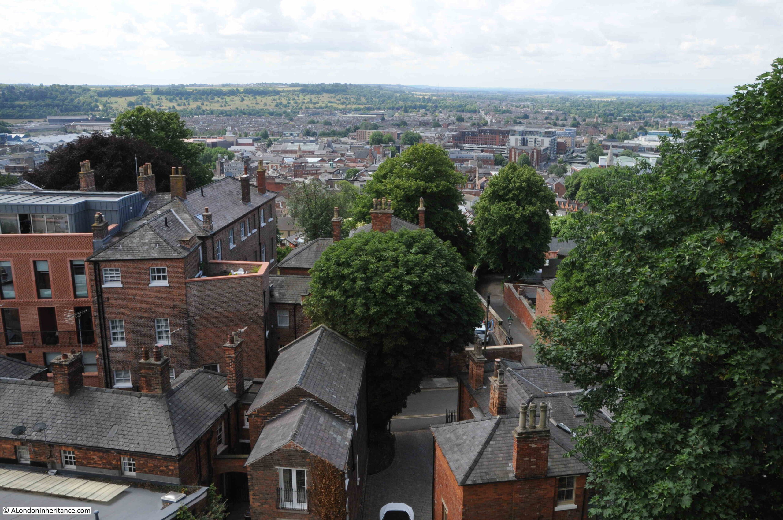 View from Lincoln Castle