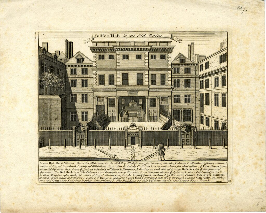 Old Bailey in 1723