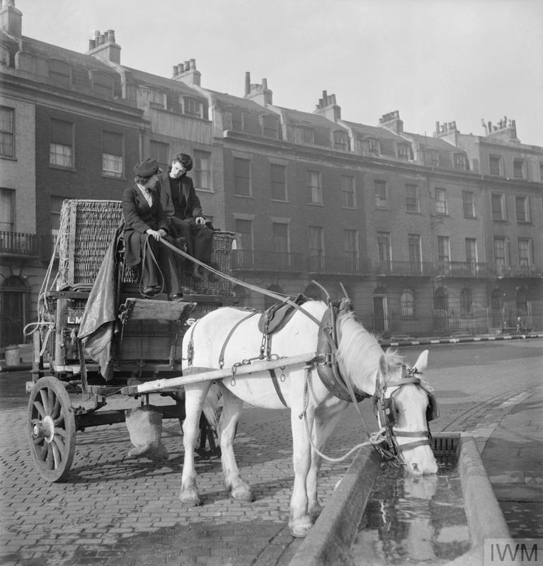 Horse and cart at Mornington Crescent