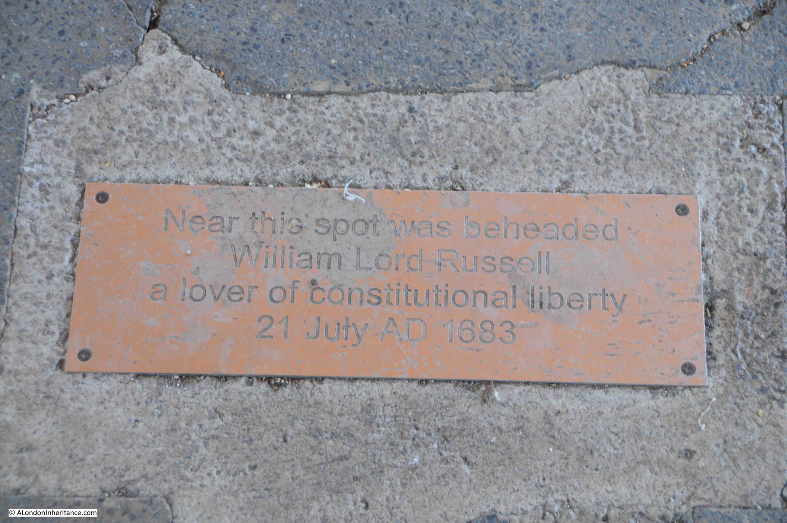 William Lord Russell Rye House plot