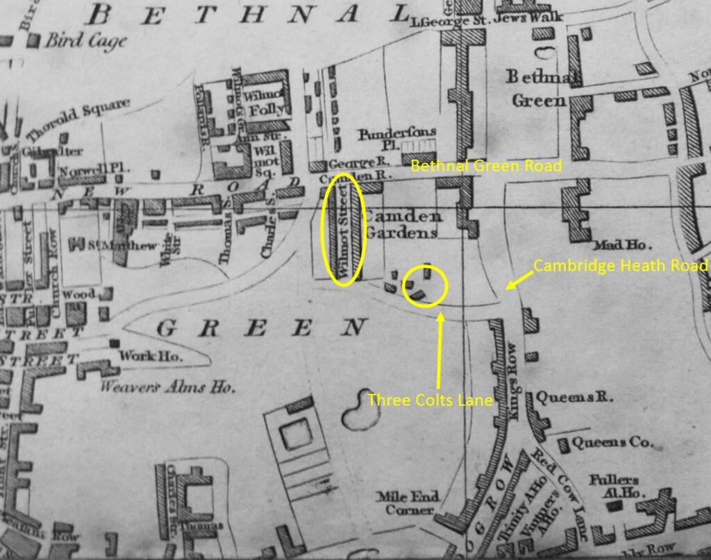 Bethnal Green in 1816