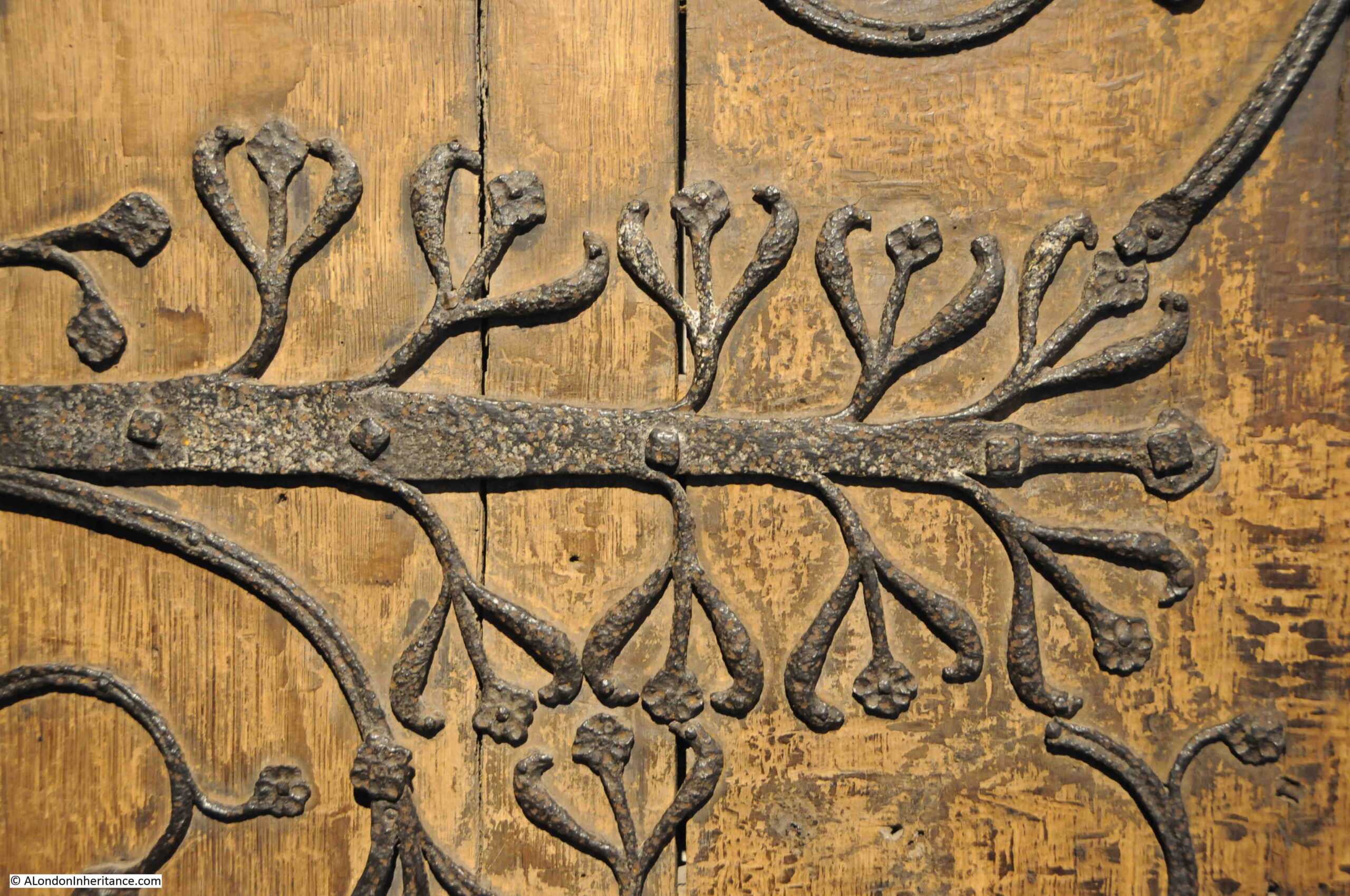Door ornate ironwork