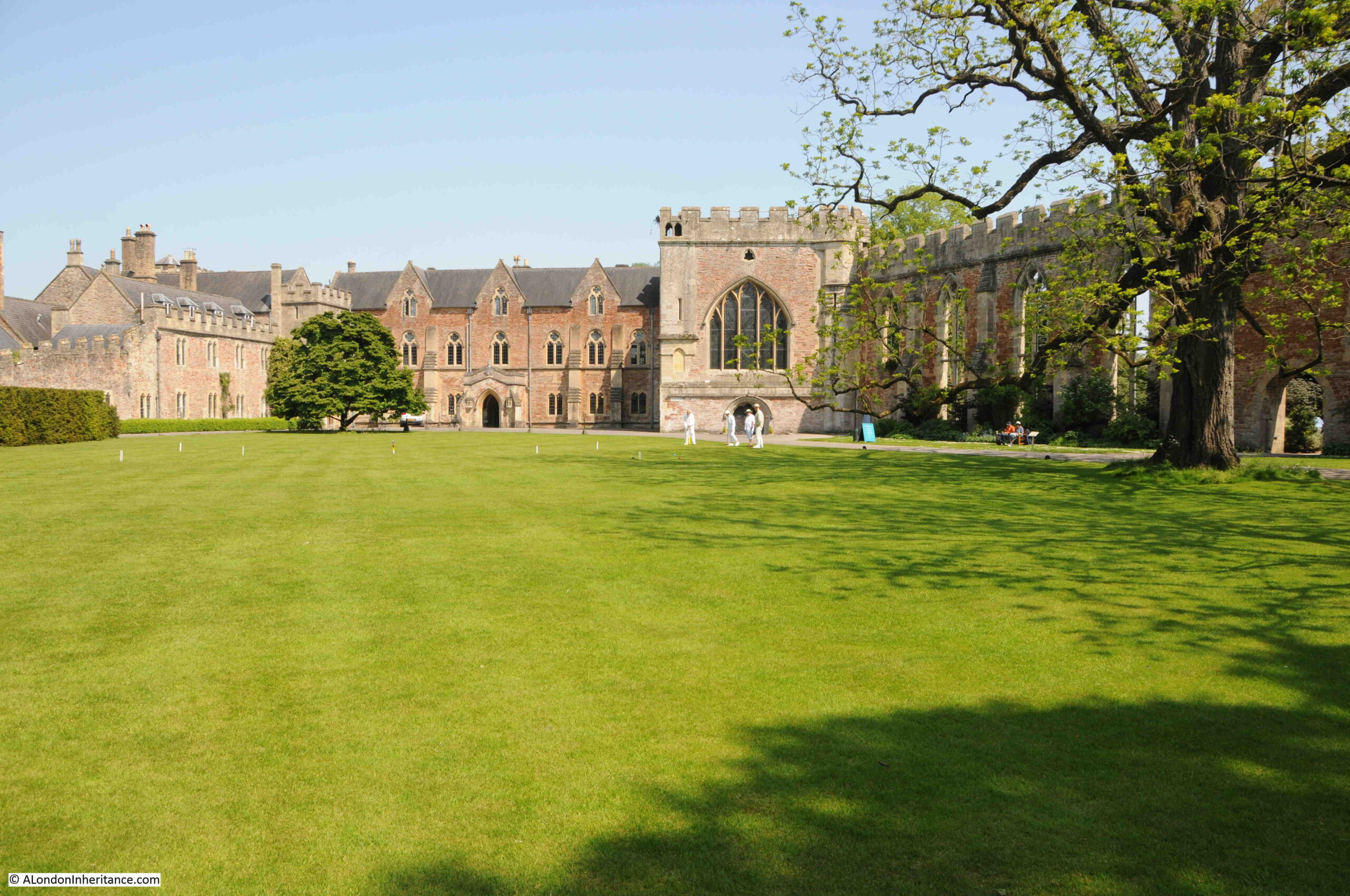 Lawn in front of Bishop's Palace