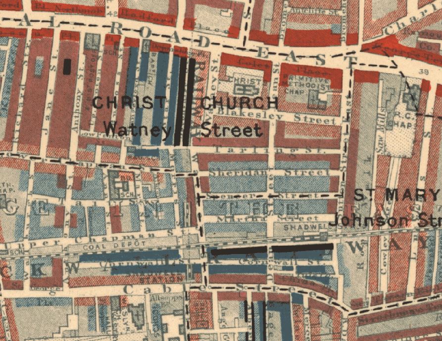 Charles Booth poverty map