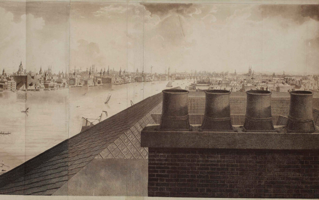 Panorama from the roof of Albion Mill